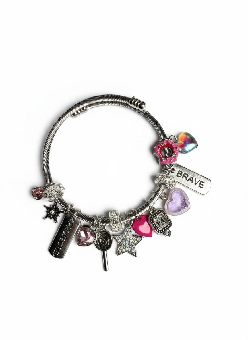 Phoenix Custom Charm Bracelet Silver 1