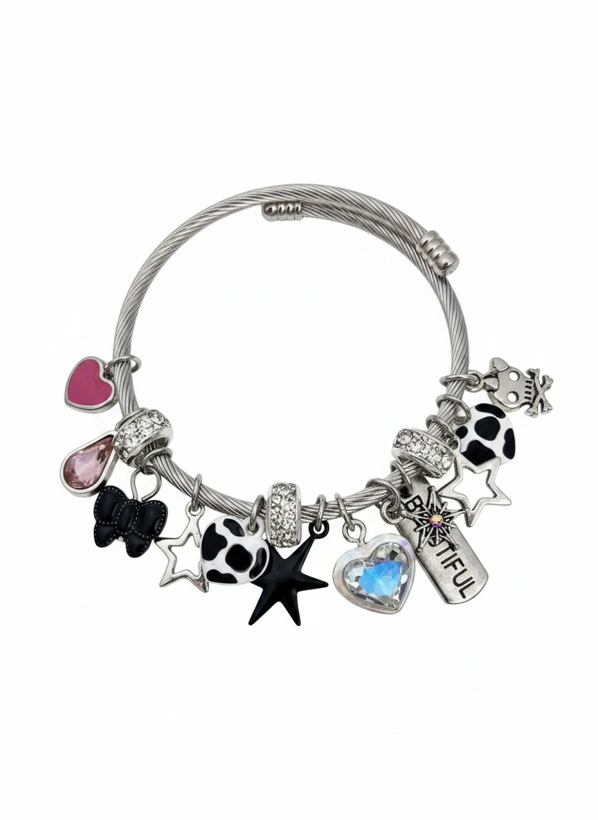 Phoenix Access Custom Charm Bracelet Silver 3