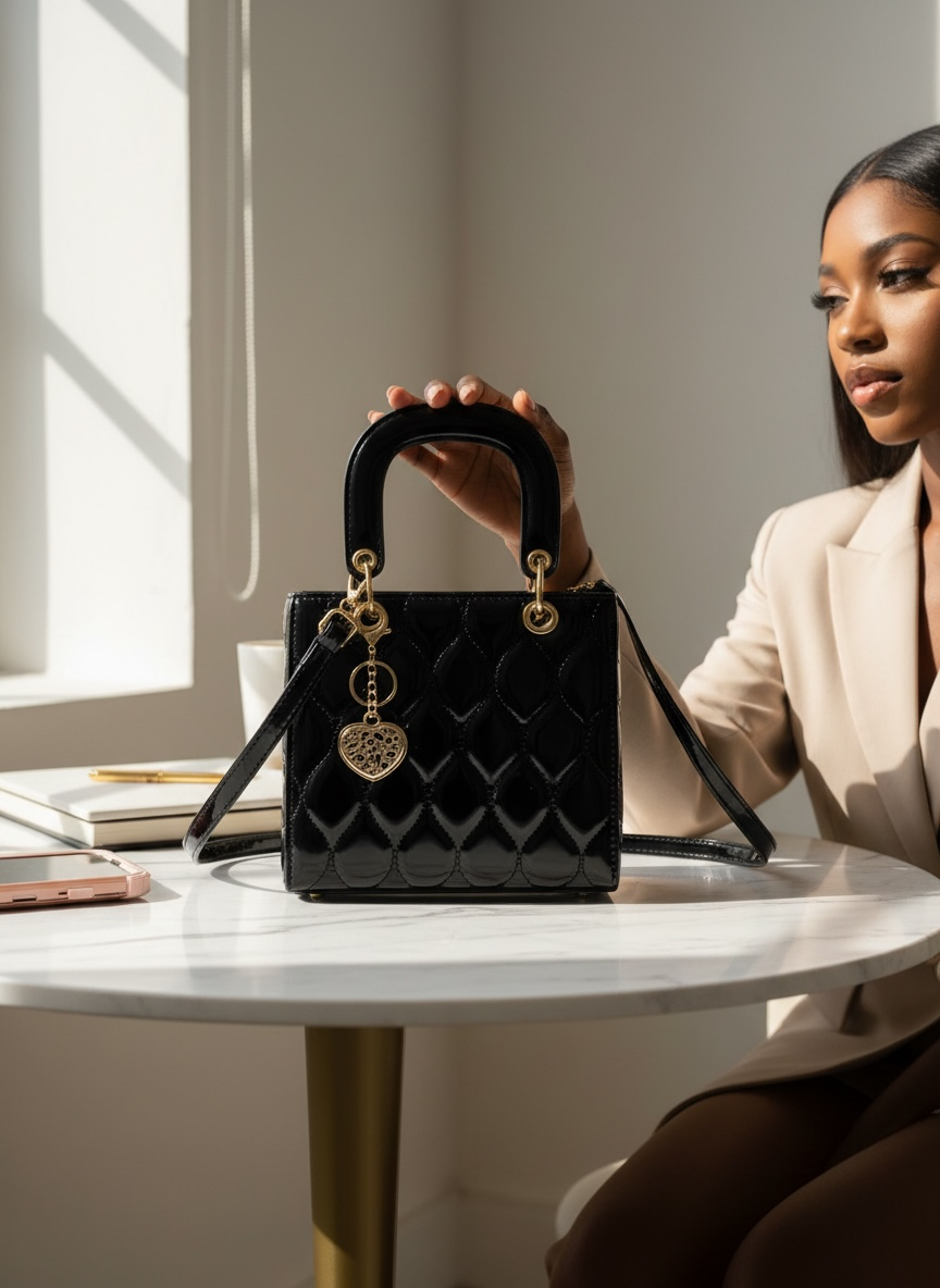 Mini Black Tote