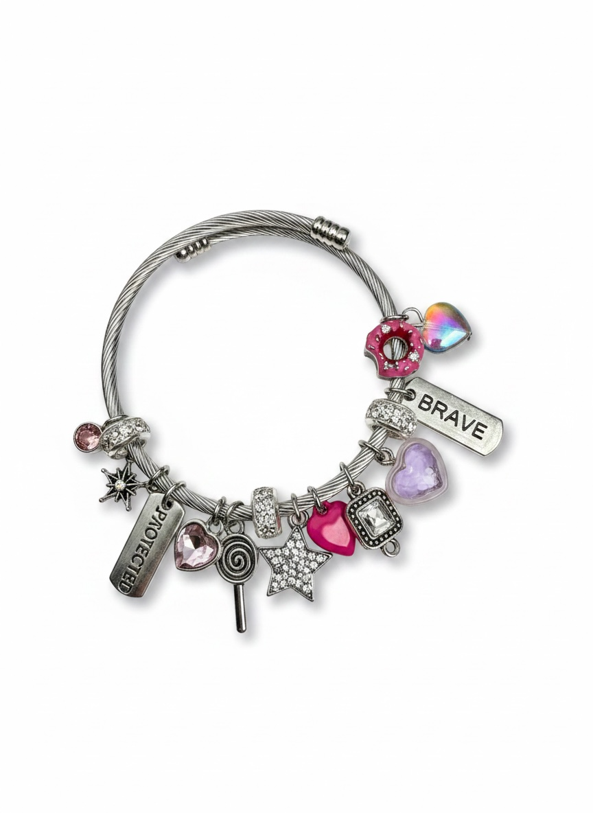 Phoenix Custom Charm Bracelet Silver 1