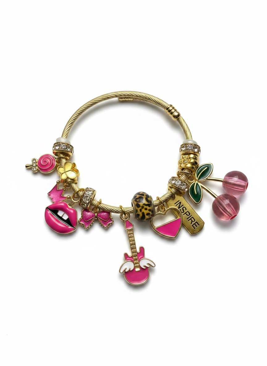 Phoenix Custom Charm Bracelets Gold 6
