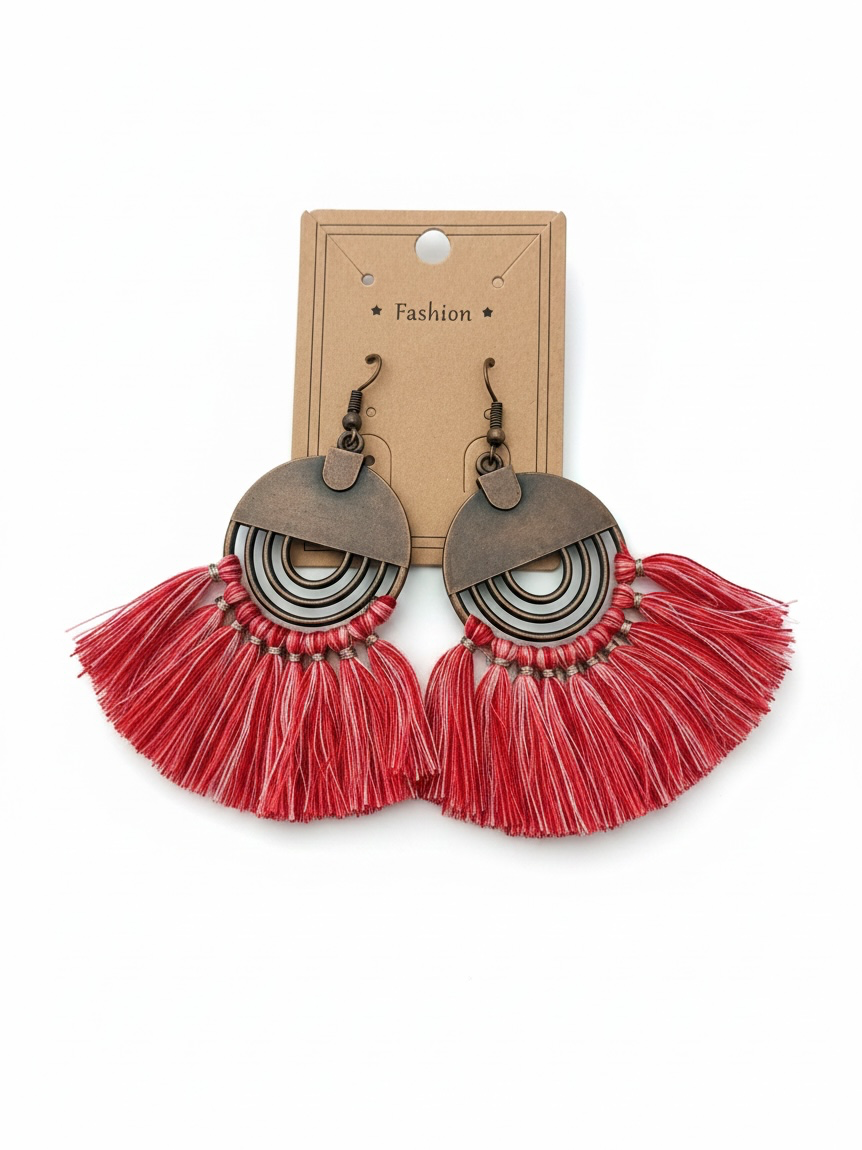 Peachy Handcrafted Earrings