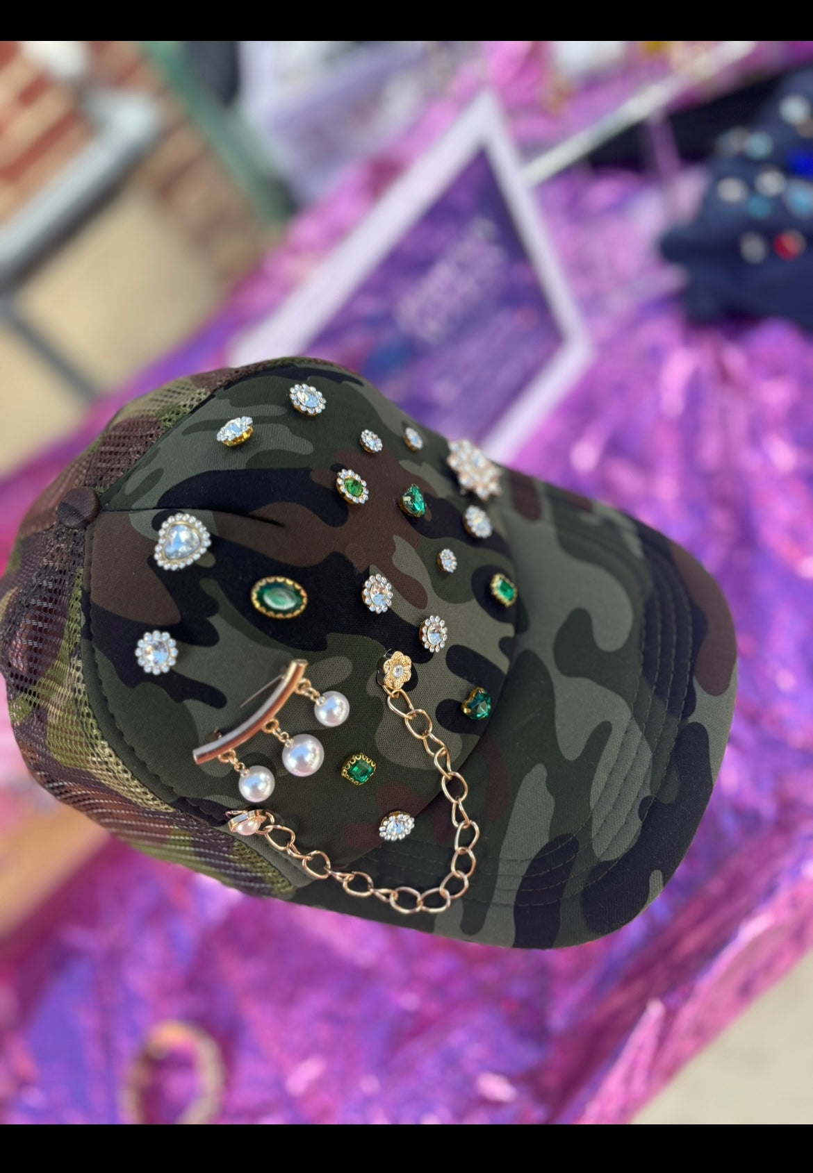 Army Glam Custom Cap