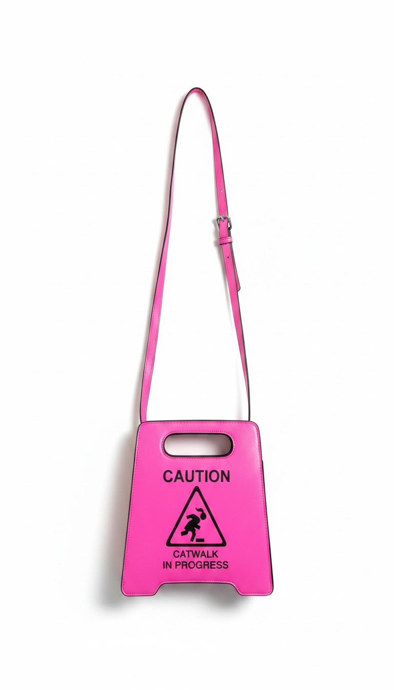 Caution Cat Walk Purse