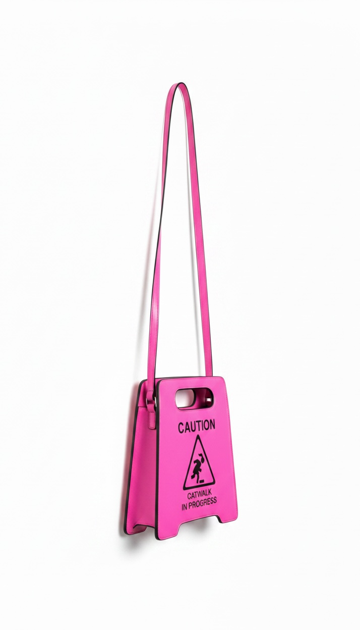 Caution Cat Walk Purse