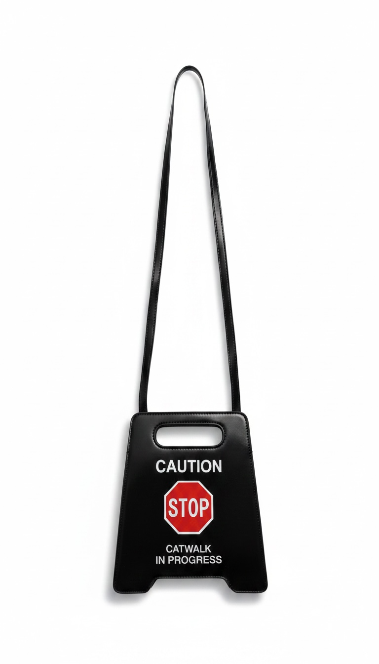 Caution Cat Walk Purse