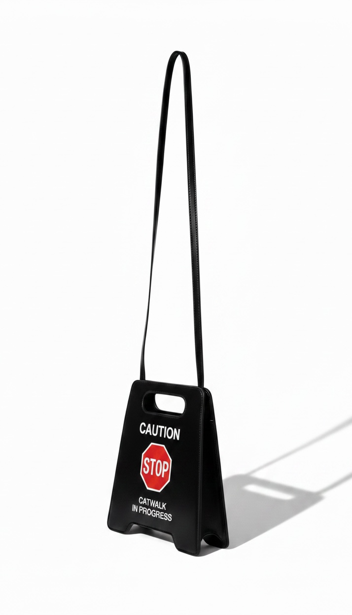 Caution Cat Walk Purse